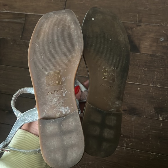 Perfect Condition Silver Sparkle Sandal - Picture 2 of 2